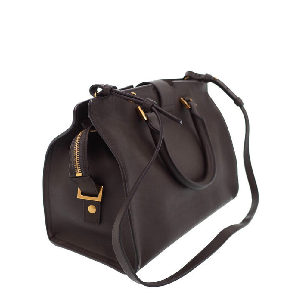 SAINT LAURENT PARIS Monogram Cabas 2way Leather HandBag - Picture 2 of 9
